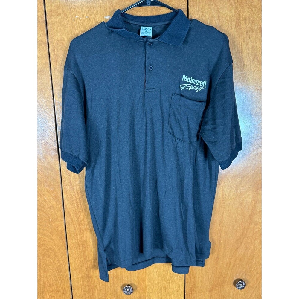 Vintage Motorcraft Racing Pocket Tee Shirt MBA Large L USA